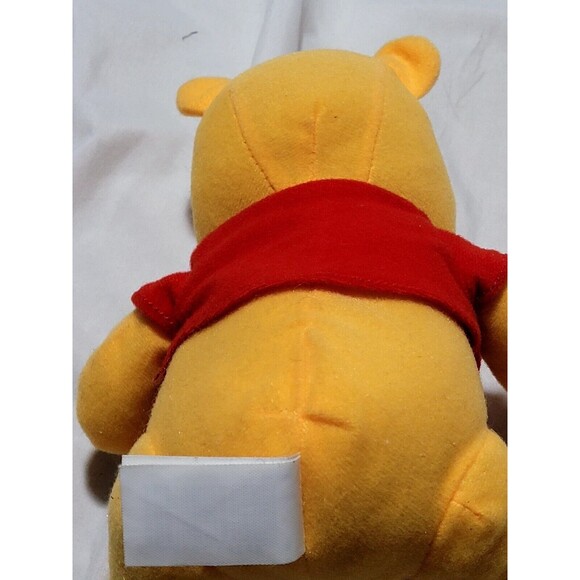 Vintage Disney Winnie The Pooh Plush 7.5" Just Play 2012 Bean Bag Stuffed Toy - Picture 4 of 8